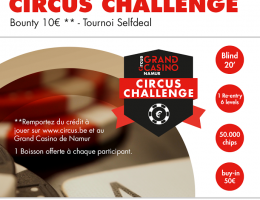 Circus Challenge au Grand Casino de Namur,